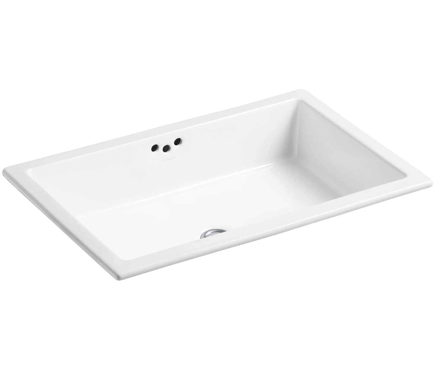 KATHRYN® 23-7/8 X 15-5/8 X 6-1/4 INCHES UNDERMOUNT BATHROOM SINK WITH GLAZED UNDERSIDE 1 KATHRYN® 23-7/8 X 15-5/8 X 6-1/4 INCHES UNDERMOUNT BATHROOM SINK WITH GLAZED UNDERSIDE