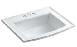 ARCHER® DROP IN BATHROOM SINK WITH 4-INCH CENTERSET FAUCET HOLES