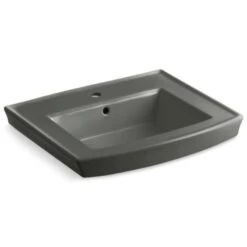 ARCHER® PEDESTAL BATHROOM SINK WITH SINGLE FAUCET HOLE -Robinson Sale Store Kohler2358 1 58 2358 1 58