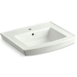 ARCHER® PEDESTAL BATHROOM SINK WITH SINGLE FAUCET HOLE -Robinson Sale Store Kohler2358 1 NY 2358 1 NY