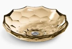 BRIOLETTE VESSEL FACETED GLASS BATHROOM SINK -Robinson Sale Store Kohler2373 TG7