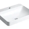 VOX® RECTANGLE VESSEL BATHROOM SINK WITH SINGLE FAUCET HOLE
