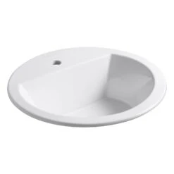 BRYANT® ROUND DROP IN BATHROOM SINK WITH SINGLE FAUCET HOLE