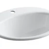 FARMINGTON® DROP IN BATHROOM SINK WITH SINGLE FAUCET HOLE