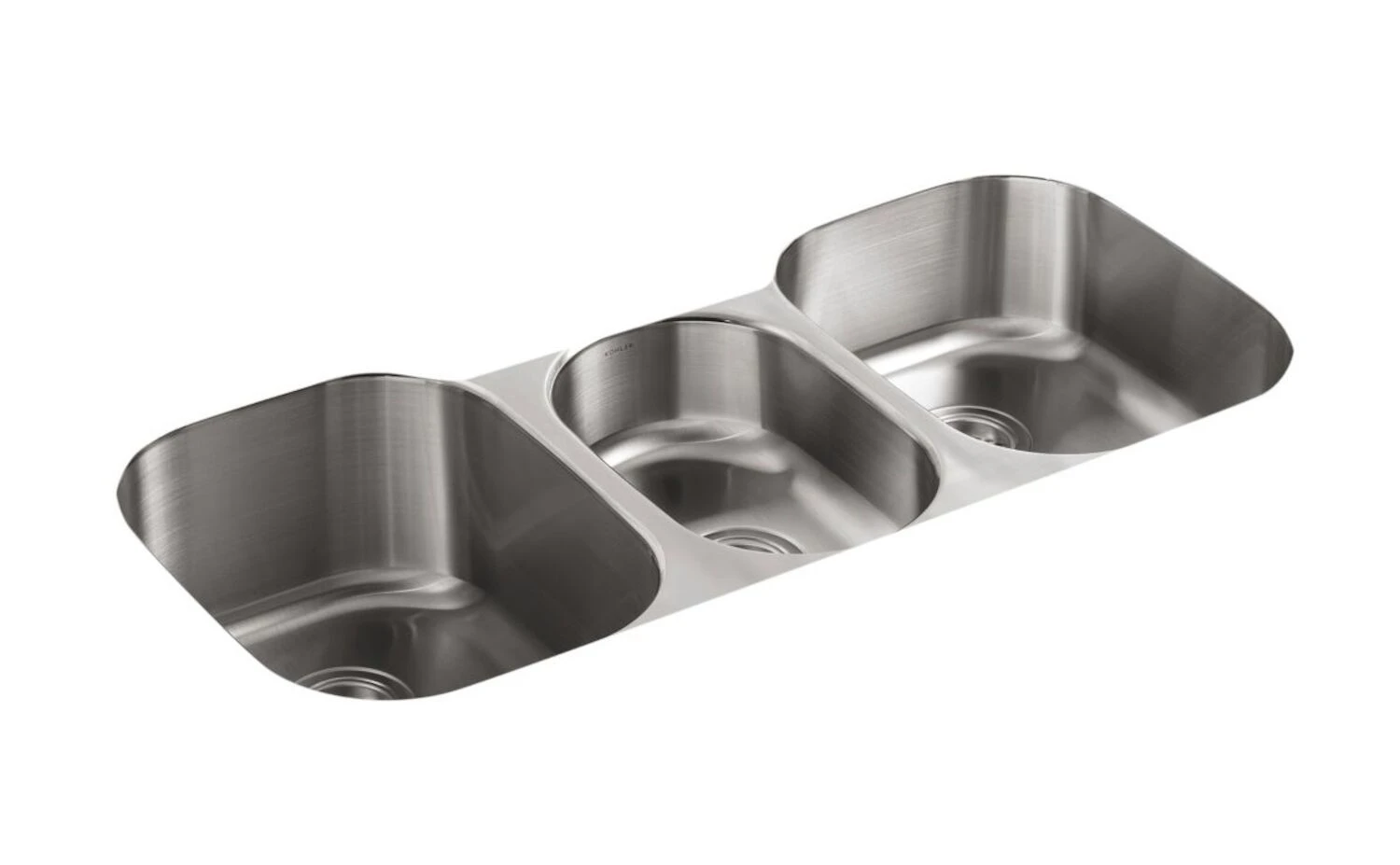 UNDERTONE® 41-5/8 X 20-1/8 X 9-1/2 INCHES UNDER-MOUNT TRIPLE-BOWL KITCHEN SINK 1 UNDERTONE® 41-5/8 X 20-1/8 X 9-1/2 INCHES UNDER-MOUNT TRIPLE-BOWL KITCHEN SINK
