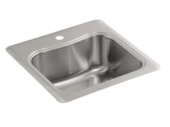 STACCATO 20 X 20 X 8-5/16 INCHES TOP-MOUNT SINGLE-BOWL BAR SINK