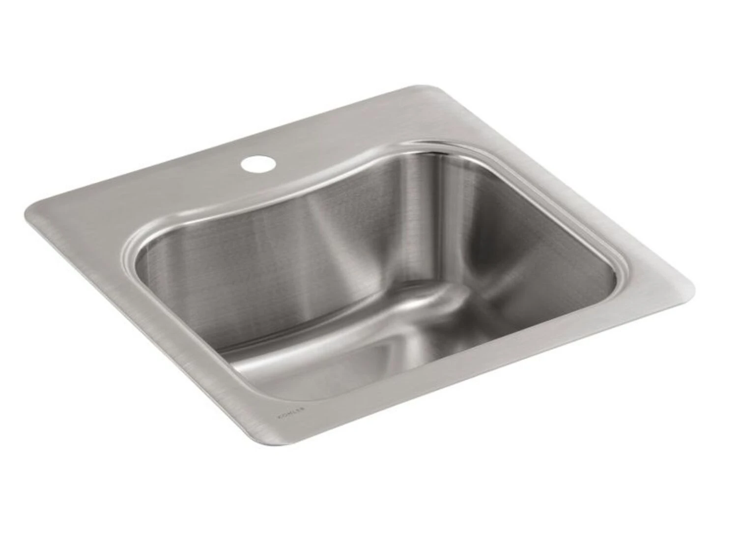 STACCATO 20 X 20 X 8-5/16 INCHES TOP-MOUNT SINGLE-BOWL BAR SINK 1 STACCATO 20 X 20 X 8-5/16 INCHES TOP-MOUNT SINGLE-BOWL BAR SINK
