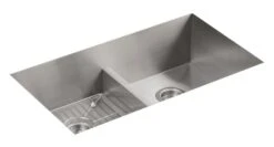 VAULT 33 X 22 X 9-5/16 INCHES SMART DIVIDE® TOP-/UNDER-MOUNT DOUBLE-EQUAL BOWL KITCHEN SINK