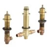 1/2-INCH CERAMIC HIGH-FLOW VALVE SYSTEM WITH DIVERTER FOR FINISHED-DECK OR RIM-MOUNT INSTALLATION ONLY