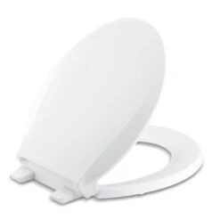 CACHET READY LATCH,QUIET-CLOSE ROUND TOILET SEAT