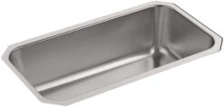 UNDERTONE® 31-1/4 X 17-7/8 X 9-5/16 INCHES LARGE UNDER-MOUNT SINGLE-BOWL KITCHEN SINK
