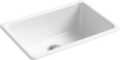 IRON/TONES® 27 X 18-3/4 X 9-5/8 INCHES TOP-/UNDER-MOUNT SINGLE-BOWL KITCHEN SINK
