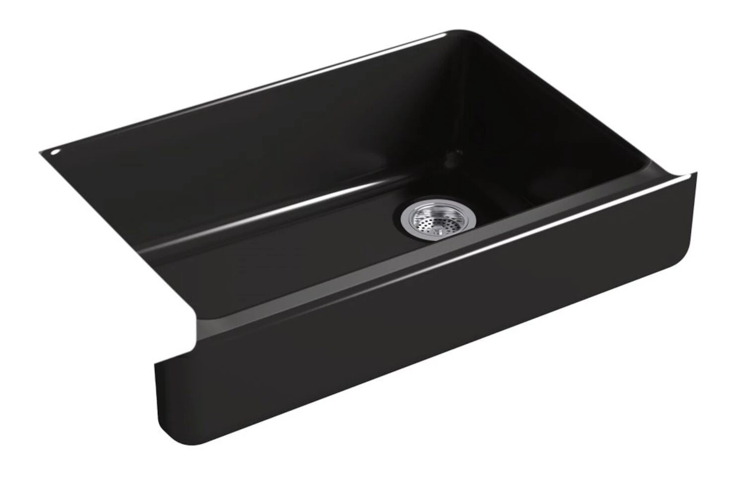 WHITEHAVEN® SELF-TRIMMING® 32-1/2 X 21-9/16 X 9-5/8 INCHES UNDER-MOUNT SINGLE-BOWL SINK WITH SHORT APRON 2 WHITEHAVEN® SELF-TRIMMING® 32-1/2 X 21-9/16 X 9-5/8 INCHES UNDER-MOUNT SINGLE-BOWL SINK WITH SHORT APRON - Image 2