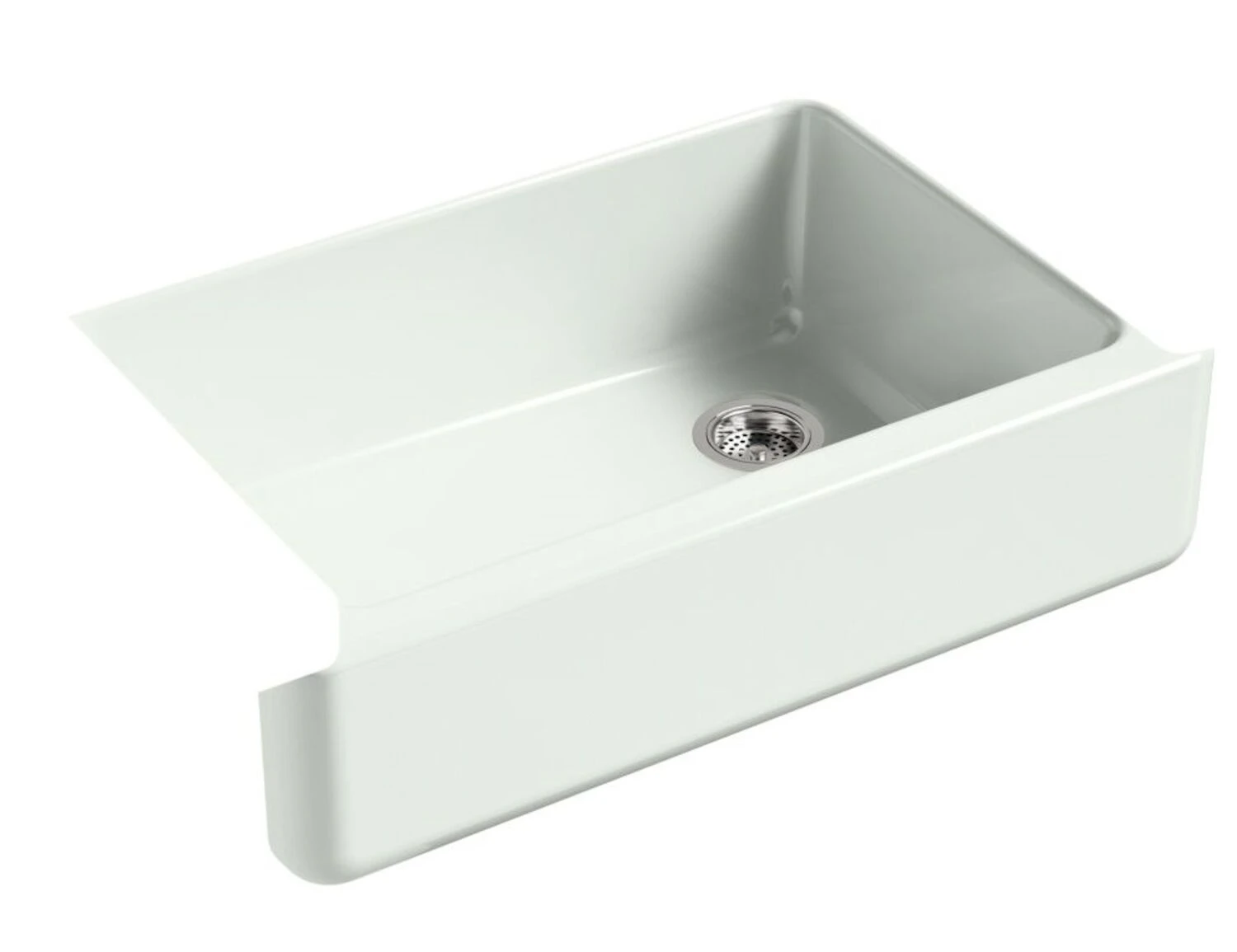 WHITEHAVEN® SELF-TRIMMING® 32-11/16 X 21-9/16 X 9-5/8 INCHES UNDER-MOUNT SINGLE-BOWL SINK WITH TALL APRON 4 WHITEHAVEN® SELF-TRIMMING® 32-11/16 X 21-9/16 X 9-5/8 INCHES UNDER-MOUNT SINGLE-BOWL SINK WITH TALL APRON - Image 4