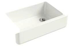 WHITEHAVEN® SELF-TRIMMING® 32-11/16 X 21-9/16 X 9-5/8 INCHES UNDER-MOUNT SINGLE-BOWL SINK WITH TALL APRON 9 WHITEHAVEN® SELF-TRIMMING® 32-11/16 X 21-9/16 X 9-5/8 INCHES UNDER-MOUNT SINGLE-BOWL SINK WITH TALL APRON -Robinson Sale Store Kohler5827 NY