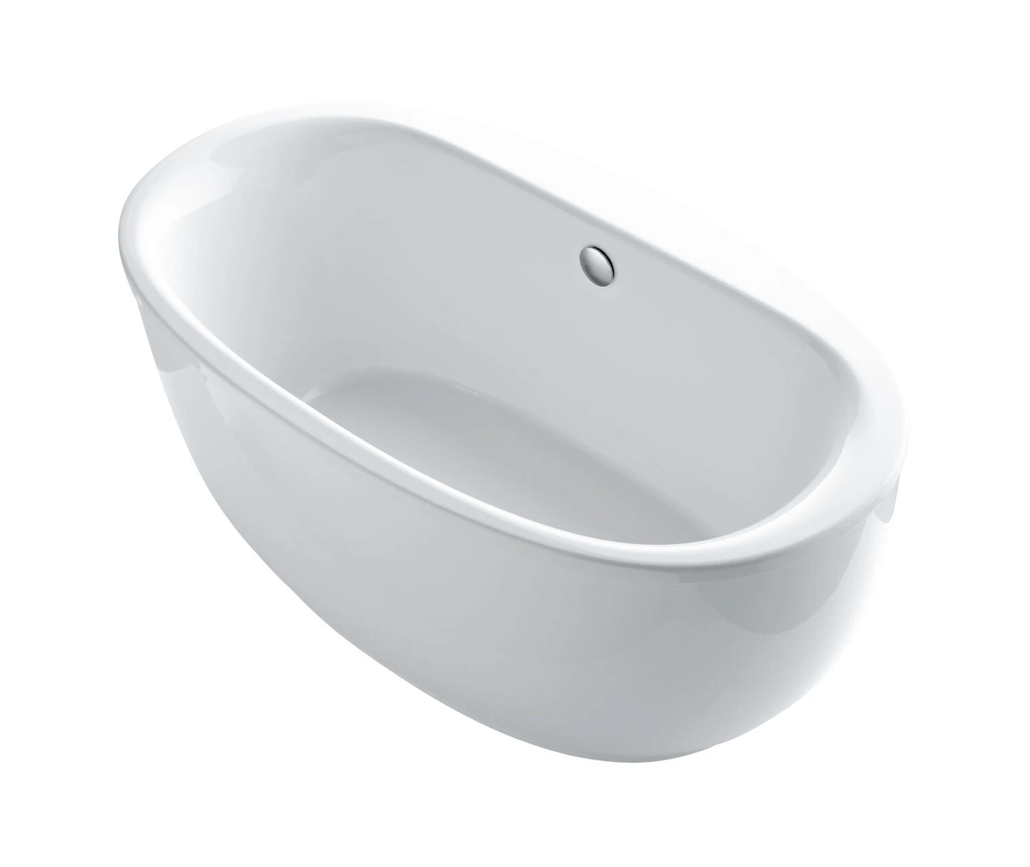 SUNSTRUCK® 66 X 36 INCHES OVAL FREESTANDING BATHTUB WITH FLUTED SHROUD AND CENTER DRAIN 1 SUNSTRUCK® 66 X 36 INCHES OVAL FREESTANDING BATHTUB WITH FLUTED SHROUD AND CENTER DRAIN