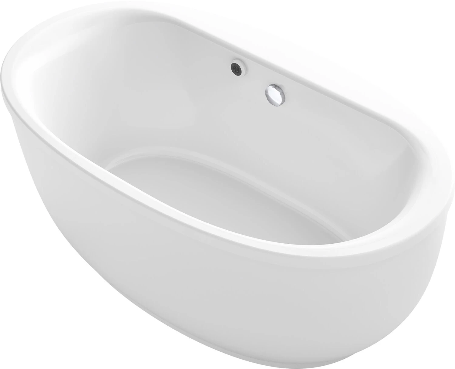 SUNSTRUCK® 66 X 36 INCHES OVAL FREESTANDING BATHTUB WITH BASK® HEATED SURFACE AND FLUTED SHROUD 1 SUNSTRUCK® 66 X 36 INCHES OVAL FREESTANDING BATHTUB WITH BASK® HEATED SURFACE AND FLUTED SHROUD