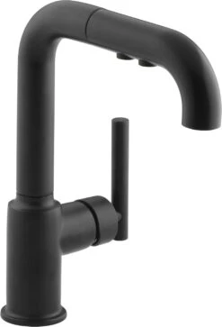 PURIST® SINGLE-HOLE KITCHEN SINK FAUCET WITH 7-INCH PULL-OUT SPOUT