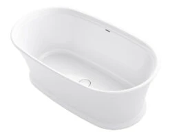 MEMOIRS® 66 X 36 INCHES FREESTANDING BATHTUB WITH CENTER TOE-TRAP DRAIN