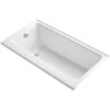HIGHBRIDGE® 60 X 32 INCHES ALCOVE BATHTUB WITH ENAMELED APRON, LEFT-HAND DRAIN