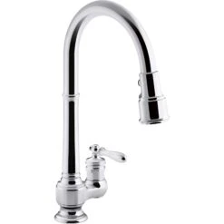 ARTIFACTS® PULL-DOWN KITCHEN SINK FAUCET WITH 3-FUNCTION SPRAYHEAD