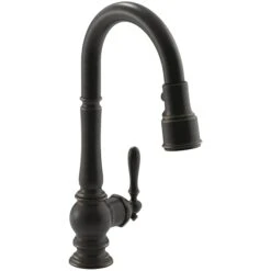 ARTIFACTS® SINGLE-HOLE PULL DOWN KITCHEN SINK FAUCET