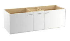 JUTE® 60-INCH WALL-HUNG BATHROOM VANITY CABINET WITH 2 DOORS AND 1 DRAWER