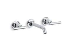 PURIST WIDESPREAD WALL-MOUNT BATHROOM SINK FAUCET TRIM WITH LEVER HANDLES, 1.2 GPM 11 PURIST WIDESPREAD WALL-MOUNT BATHROOM SINK FAUCET TRIM WITH LEVER HANDLES, 1.2 GPM -Robinson Sale Store KohlerT14413 4 CP T14413 4 CP