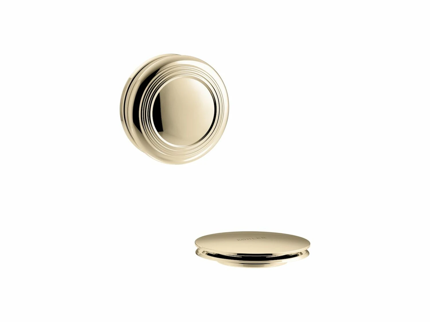 PUREFLO TRADITIONAL PUSH BUTTON BATH DRAIN TRIM 2 PUREFLO TRADITIONAL PUSH BUTTON BATH DRAIN TRIM - Image 2