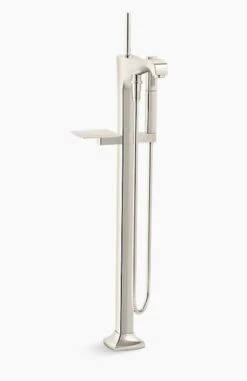 MARGAUX® FLOOR MOUNT BATH FILLER TRIM WITH HANDSHOWER -Robinson Sale Store KohlerT97331 4 SN