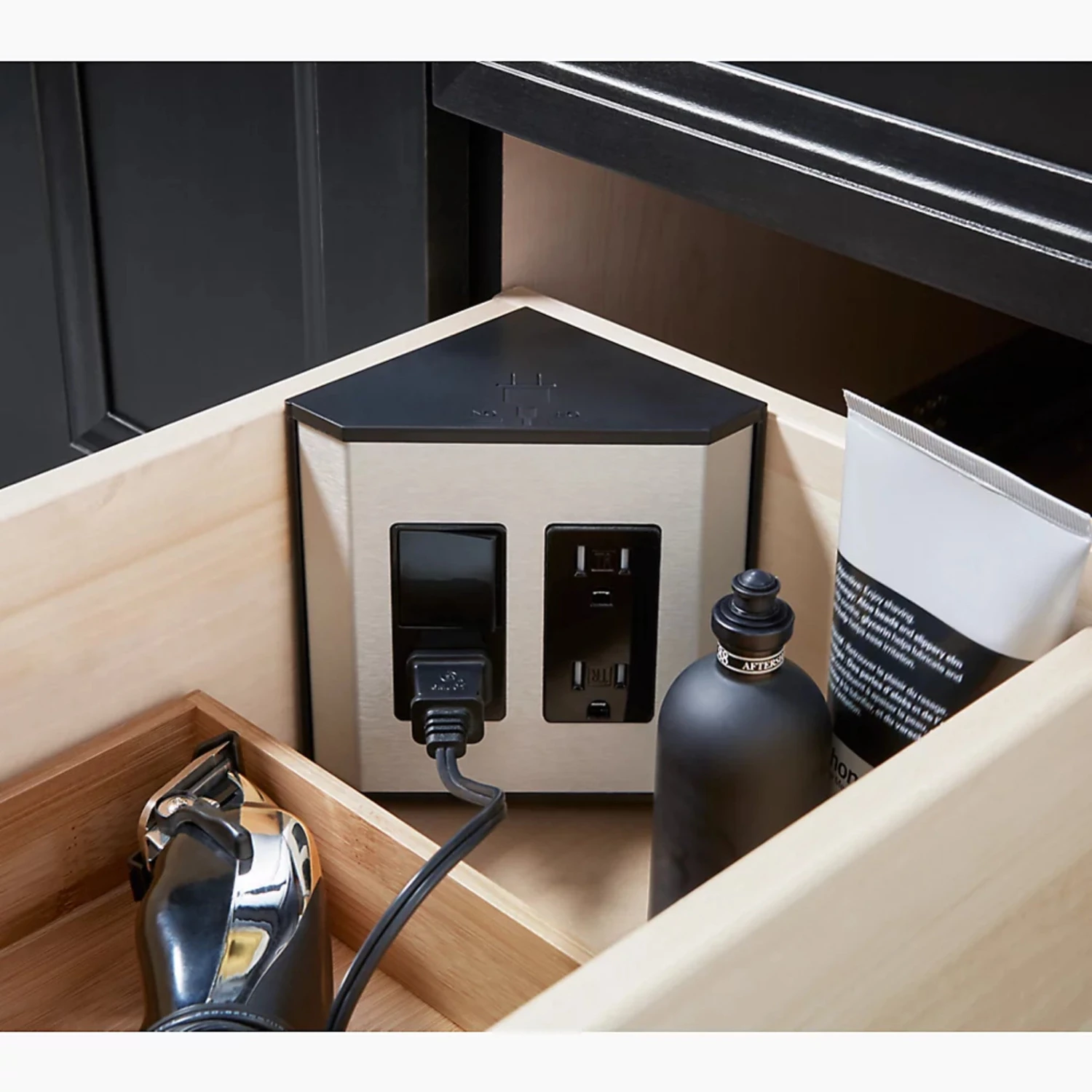 IN-DRAWER ELECTRICAL OUTLETS FOR KOHLER® TAILORED VANITIES 2 IN-DRAWER ELECTRICAL OUTLETS FOR KOHLER® TAILORED VANITIES - Image 2
