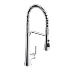 TONE SEMI-PROFESSIONAL PULL-DOWN KITCHEN SINK FAUCET WITH THREE-FUNCTION SPRAYHEAD 12 TONE SEMI-PROFESSIONAL PULL-DOWN KITCHEN SINK FAUCET WITH THREE-FUNCTION SPRAYHEAD -Robinson Sale Store Kohler K 23765 CP