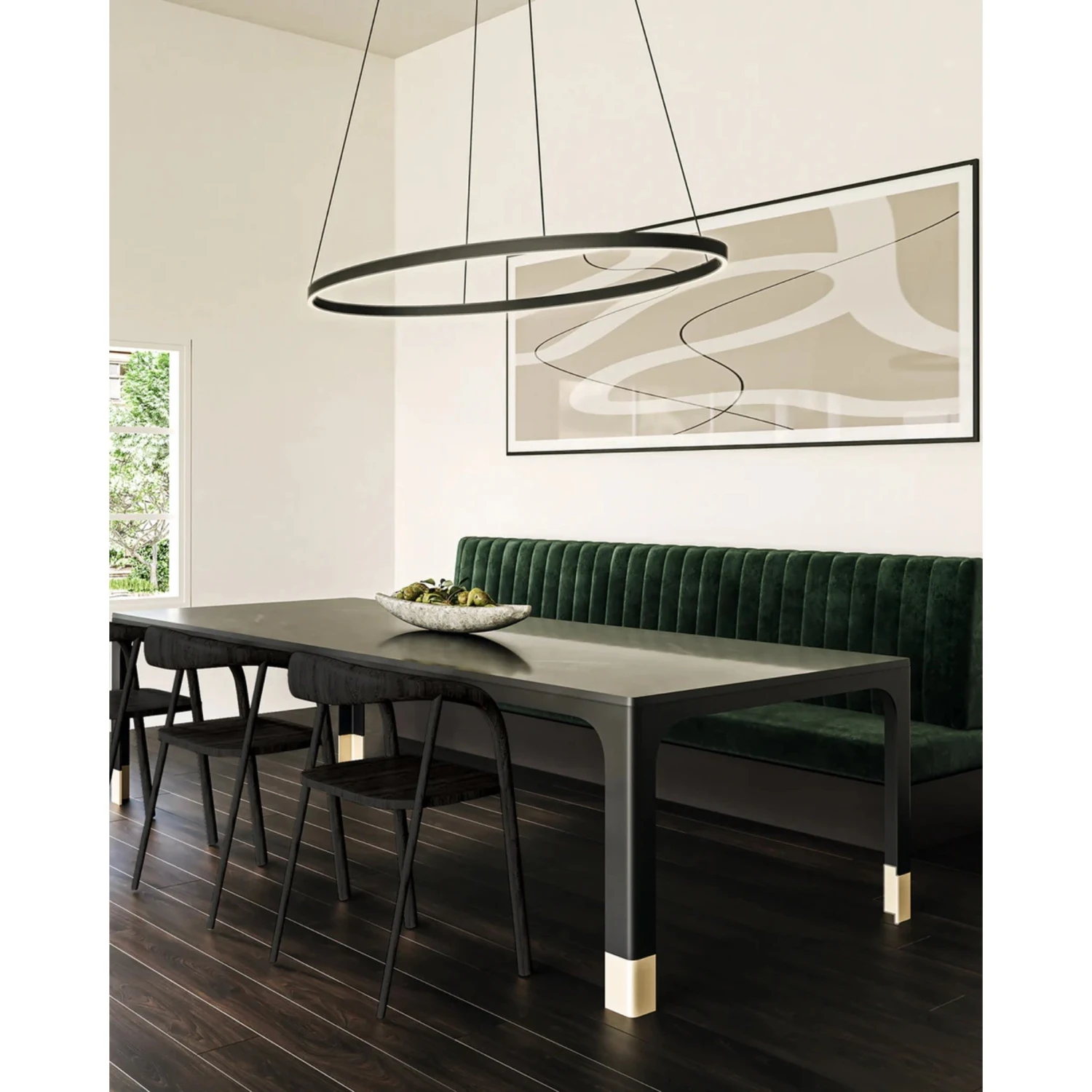 OVALE LED LINEAR PENDANT (MULTIPLE SIZES) 2 OVALE LED LINEAR PENDANT (MULTIPLE SIZES) - Image 2