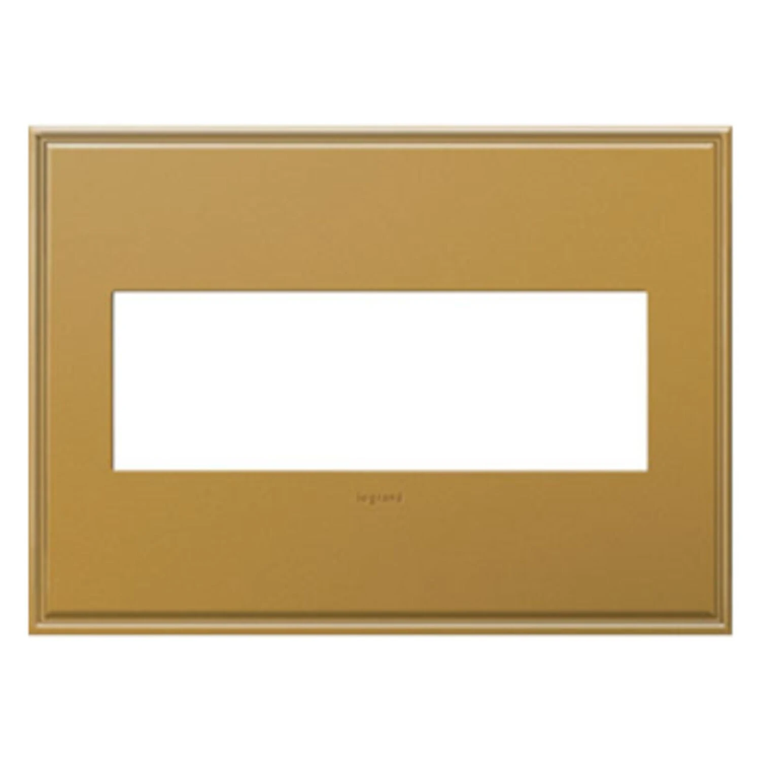 Legrand ADORNE 3-GANG CAST METAL WALL PLATE 2 Legrand ADORNE 3-GANG CAST METAL WALL PLATE - Image 2