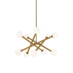 MATCHSTIX 10 LIGHT CHANDELIER
