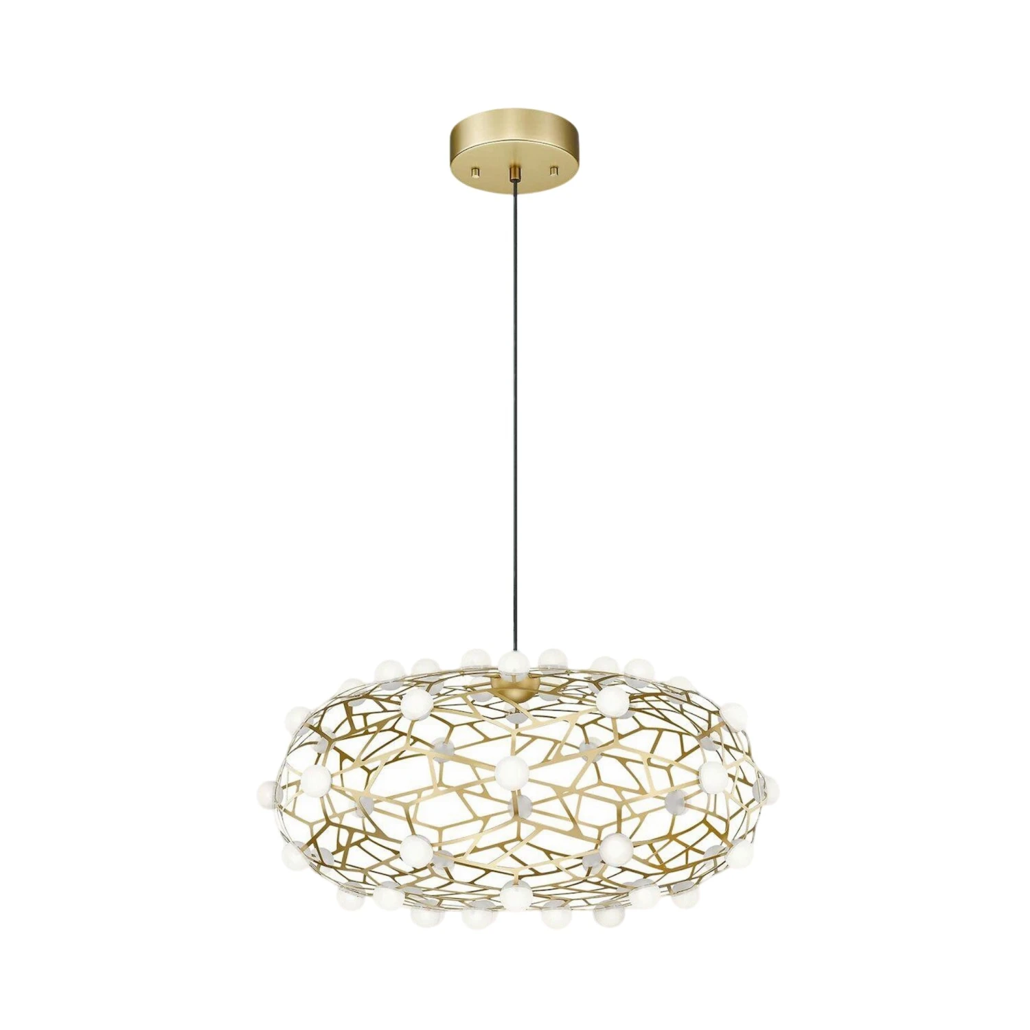 CORAL 56 LIGHT 24" LED CHANDELIER 1 CORAL 56 LIGHT 24" LED CHANDELIER