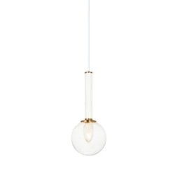 STELLAR 1-LIGHT GLOBE PENDANT (MULTIPLE SIZES) -Robinson Sale Store Matteo C75301AGCL 1