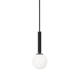 STELLAR 1-LIGHT GLOBE PENDANT (MULTIPLE SIZES) -Robinson Sale Store Matteo C75301BKOP 1
