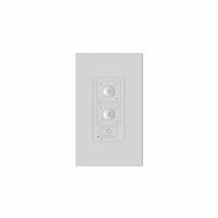 6-SPEED RF CEILING FAN WALL CONTROL WITH SINGLE POLE WALLPLATE