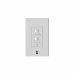 6-SPEED BLUETOOTH CEILING FAN WALL CONTROL WITH SINGLE POLE WALLPLATE