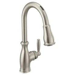 Moen BRANTFORD VOICE ACTIVATED SINGLE-HANDLE SMART FAUCET 6 Moen BRANTFORD VOICE ACTIVATED SINGLE-HANDLE SMART FAUCET -Robinson Sale Store Moen7185EVSRS image