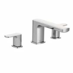 Moen RIZON TWO-HANDLE LOW ARC ROMAN TUB FAUCET