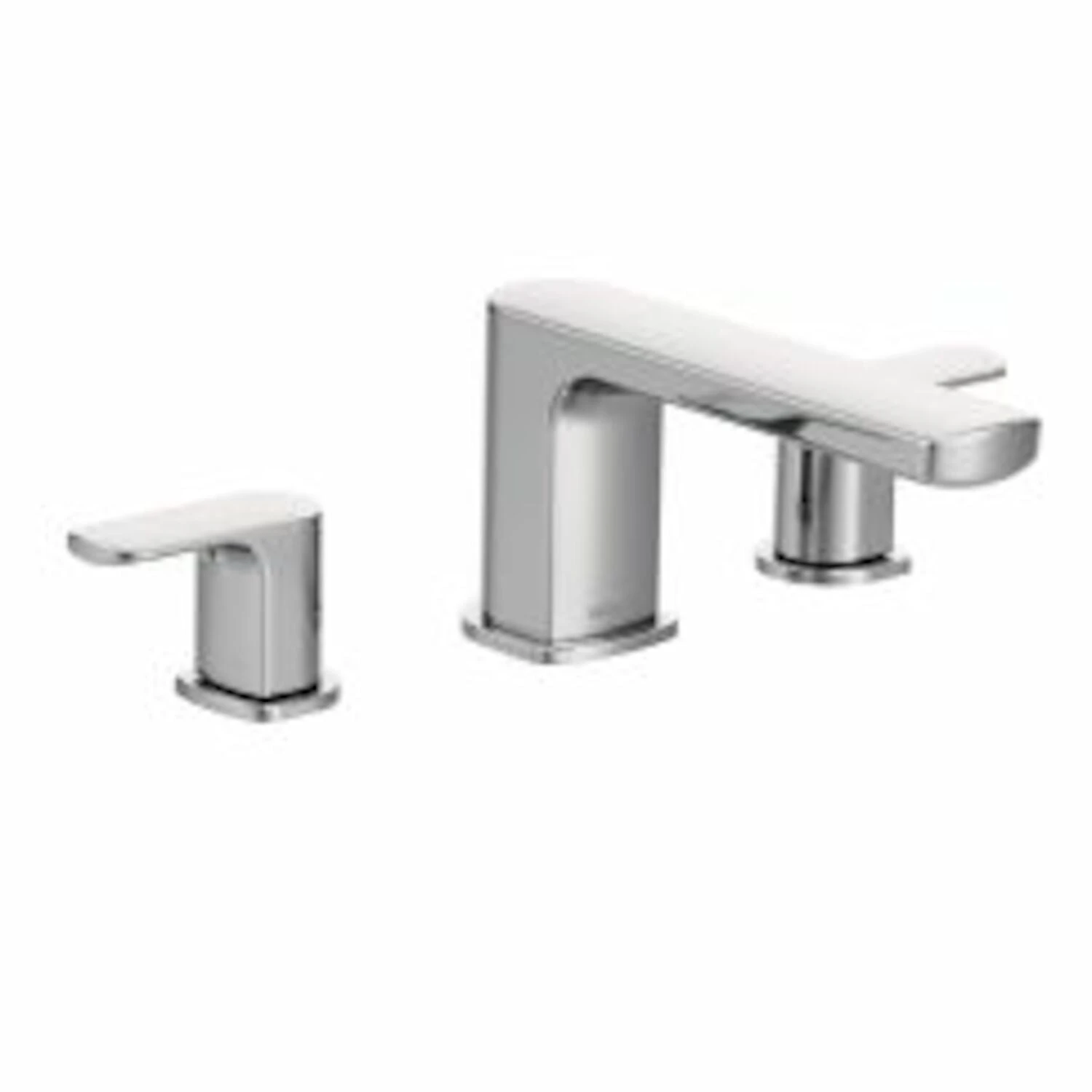 Moen RIZON TWO-HANDLE LOW ARC ROMAN TUB FAUCET 1 Moen RIZON TWO-HANDLE LOW ARC ROMAN TUB FAUCET
