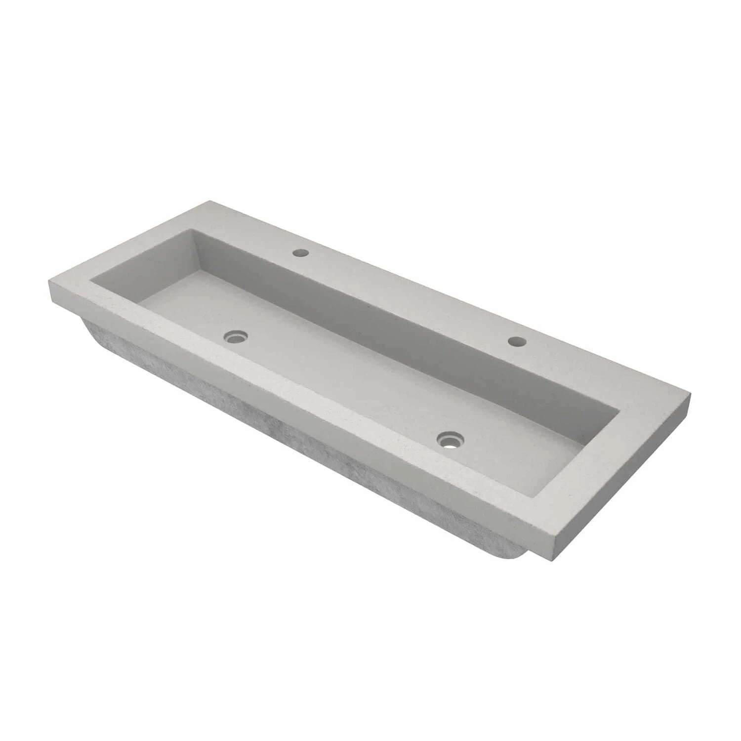 NATIVESTONE® TROUGH 4819 48-INCH RECTANGULAR BATHROOM SINK, NSL4819 2 NATIVESTONE® TROUGH 4819 48-INCH RECTANGULAR BATHROOM SINK, NSL4819 - Image 2