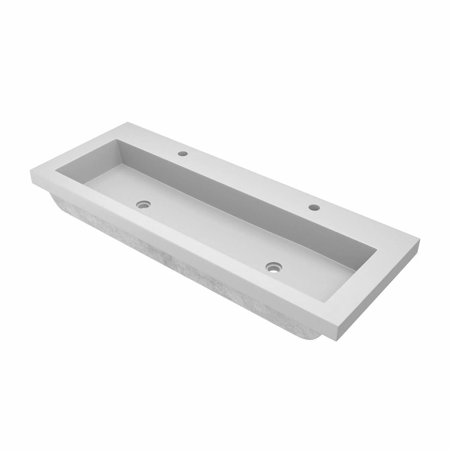 NATIVESTONE® TROUGH 4819 48-INCH RECTANGULAR BATHROOM SINK, NSL4819 3 NATIVESTONE® TROUGH 4819 48-INCH RECTANGULAR BATHROOM SINK, NSL4819 - Image 3