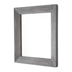 SMALL PORTOLA RECTANGLE CONCRETE MIRROR