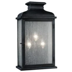 PEDIMENT OUTDOOR WIDE LANTERN