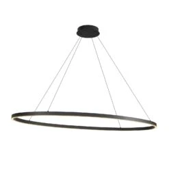 OVALE LED LINEAR PENDANT (MULTIPLE SIZES) 12 OVALE LED LINEAR PENDANT (MULTIPLE SIZES) -Robinson Sale Store OVALE LP79153 BK 03