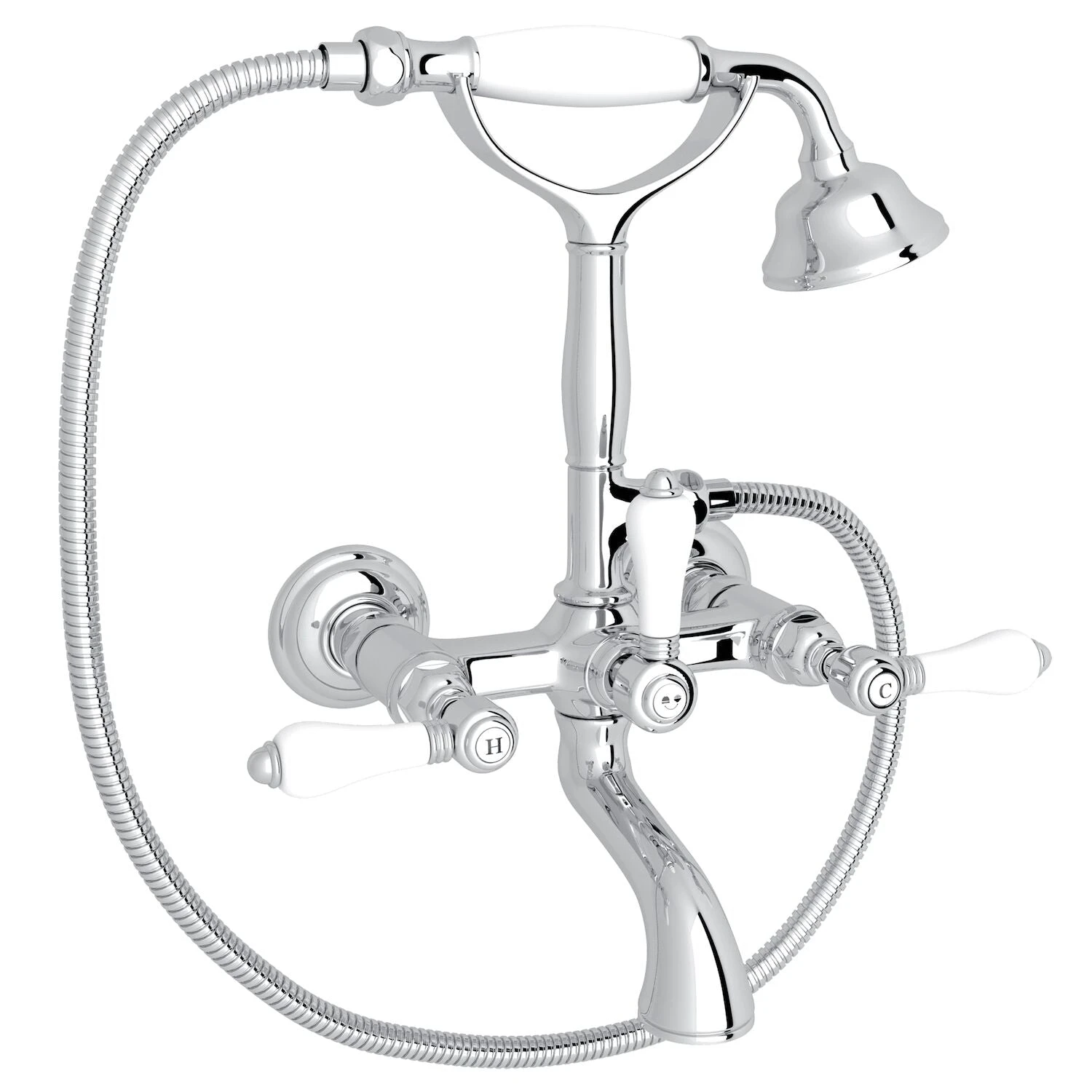 ROHL® EXPOSED WALL MOUNT TUB FILLER 1 ROHL® EXPOSED WALL MOUNT TUB FILLER