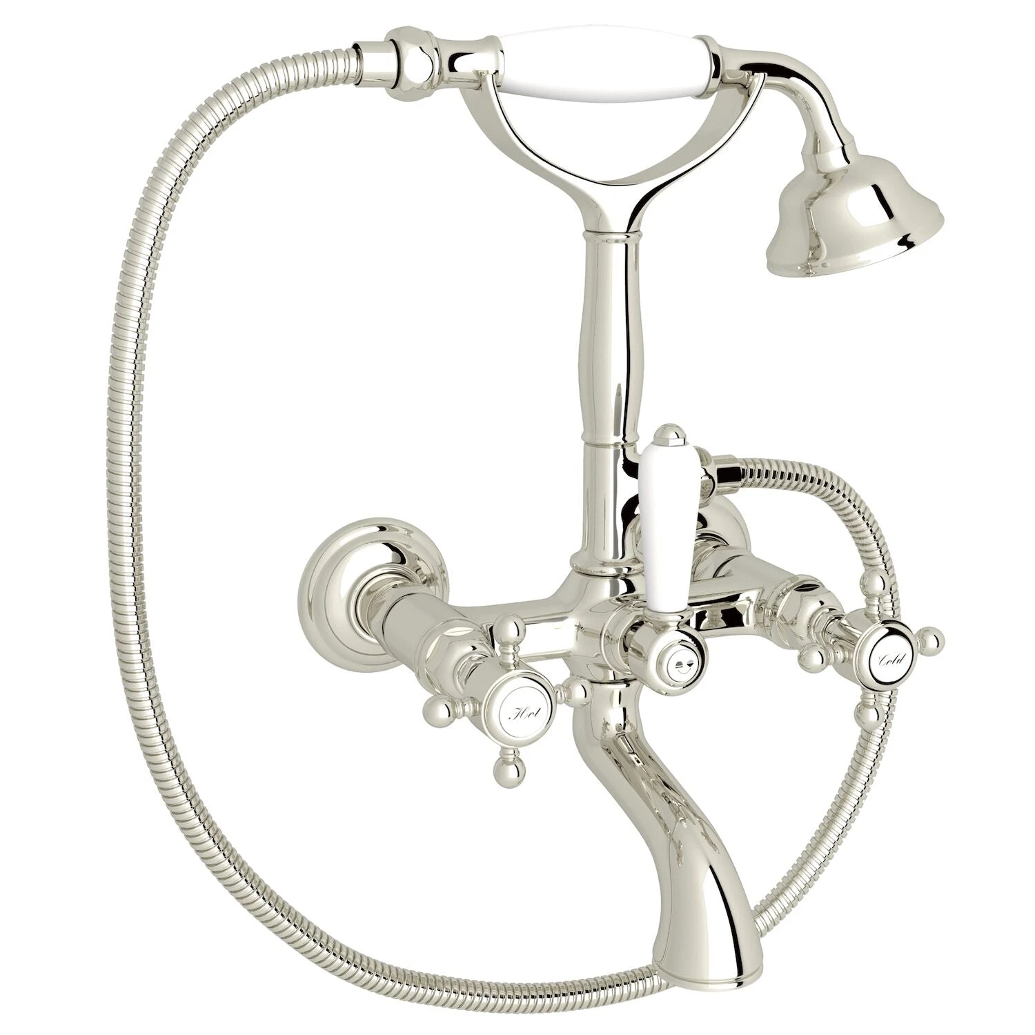 ROHL® EXPOSED WALL MOUNT TUB FILLER (CROSS HANDLE) 3 ROHL® EXPOSED WALL MOUNT TUB FILLER (CROSS HANDLE) - Image 3
